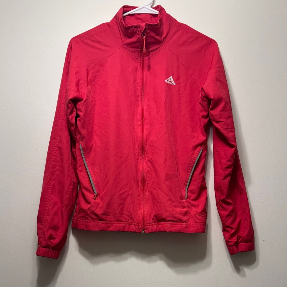 Adidas Hot Pink Full-Zip Jacket